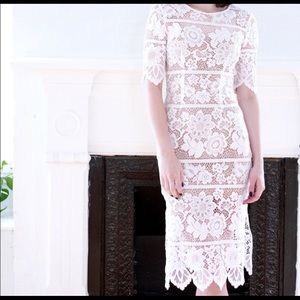 For Love & Lemons Viviana midi dress